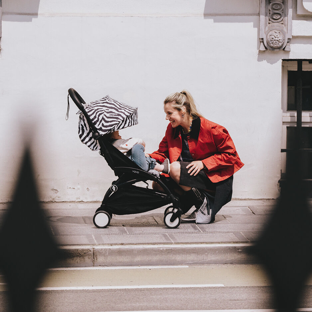 Stokke YOYO³ 6+ Color Pack - Zebra - Improved Comfort for Everyday Rides
